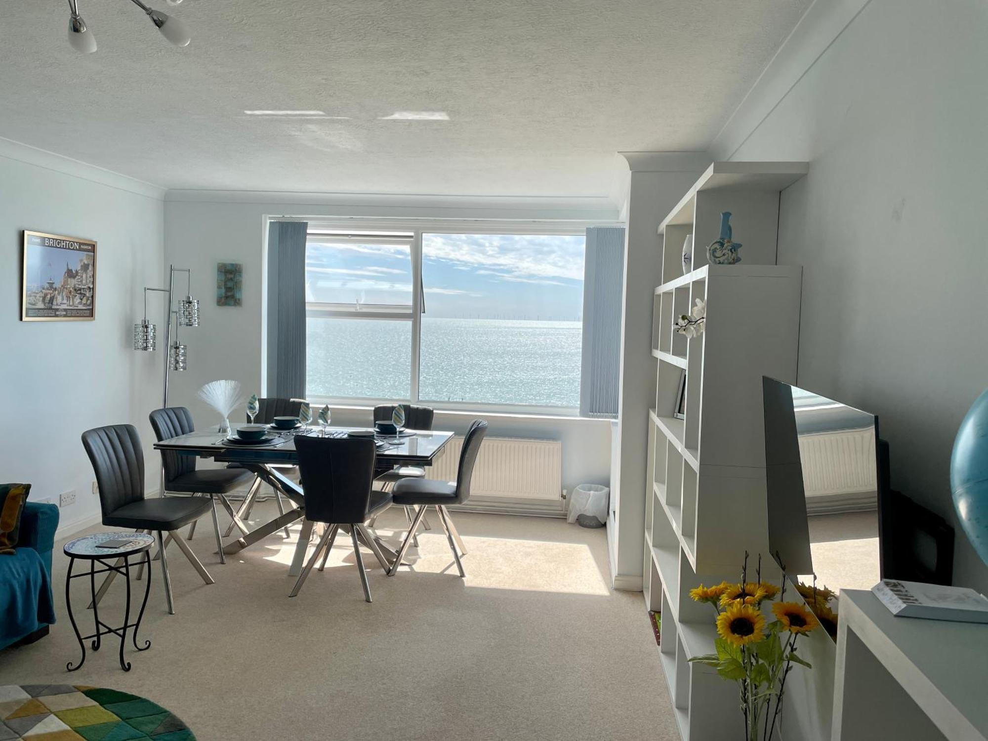 Seascape With Outstanding Sea Views Apartment Brighton Bagian luar foto